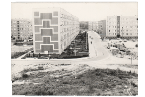 Wohngebiet Regenstein in Blankenburg Ende der 1960 Jahre