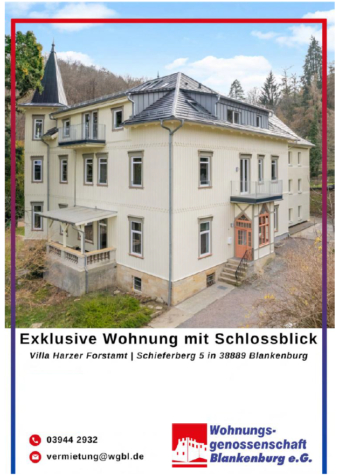 Moderne 3-Zimmer-Wohnung mit Balkon in Blankenburg, 38889 Blankenburg, Wohnung